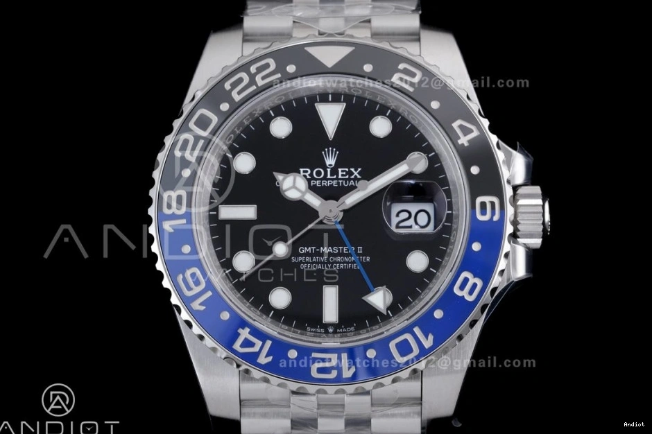 Jubilee Best Steel on II 126710 1:1 904L BLNR Bracelet VSF Batgirl V3 DD3285 Edition GMT-Master 0309